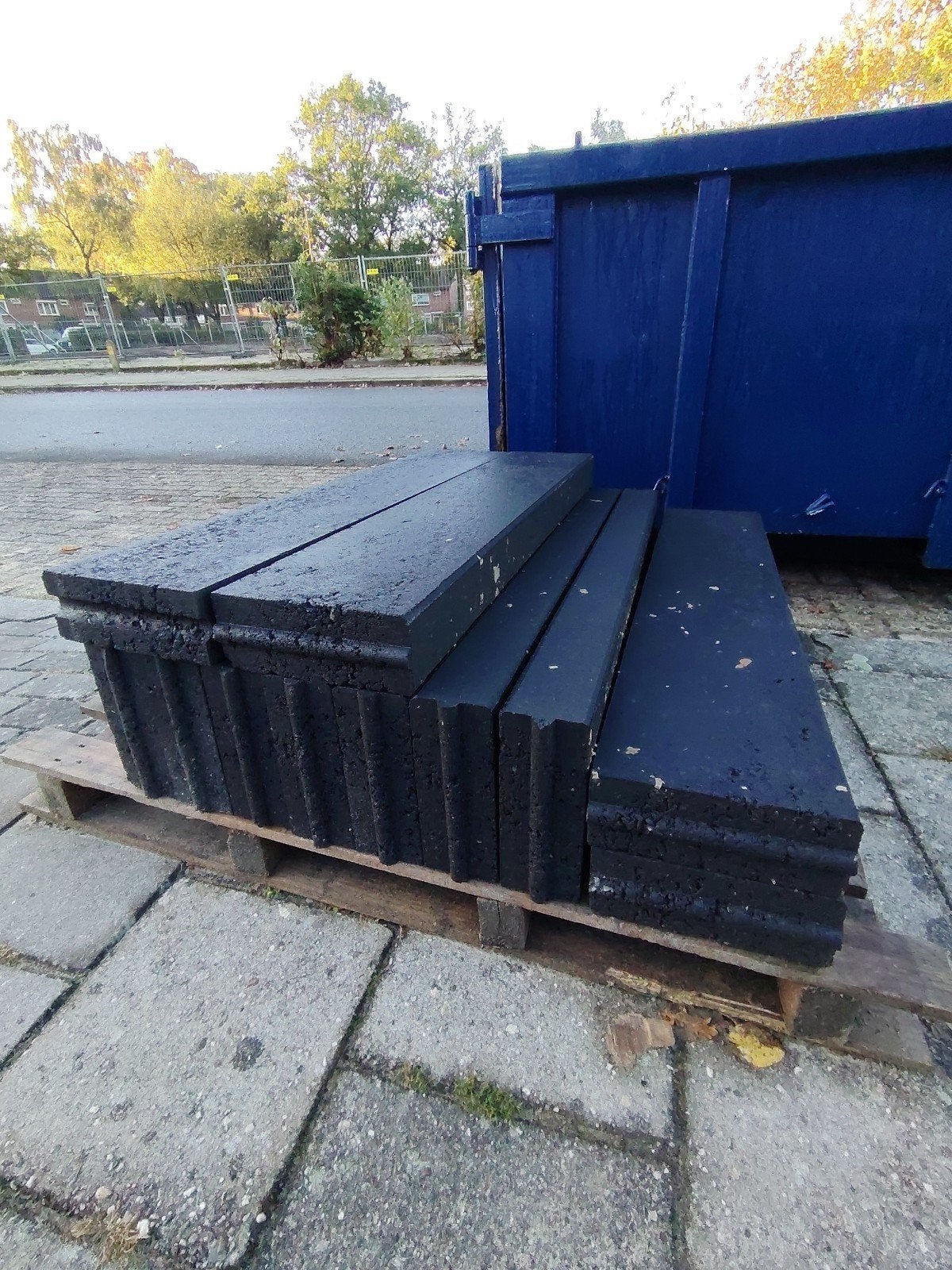 Opsluitband 8x20x100 Antraciet, Ophalen, Nieuw, Beton, Overige typen