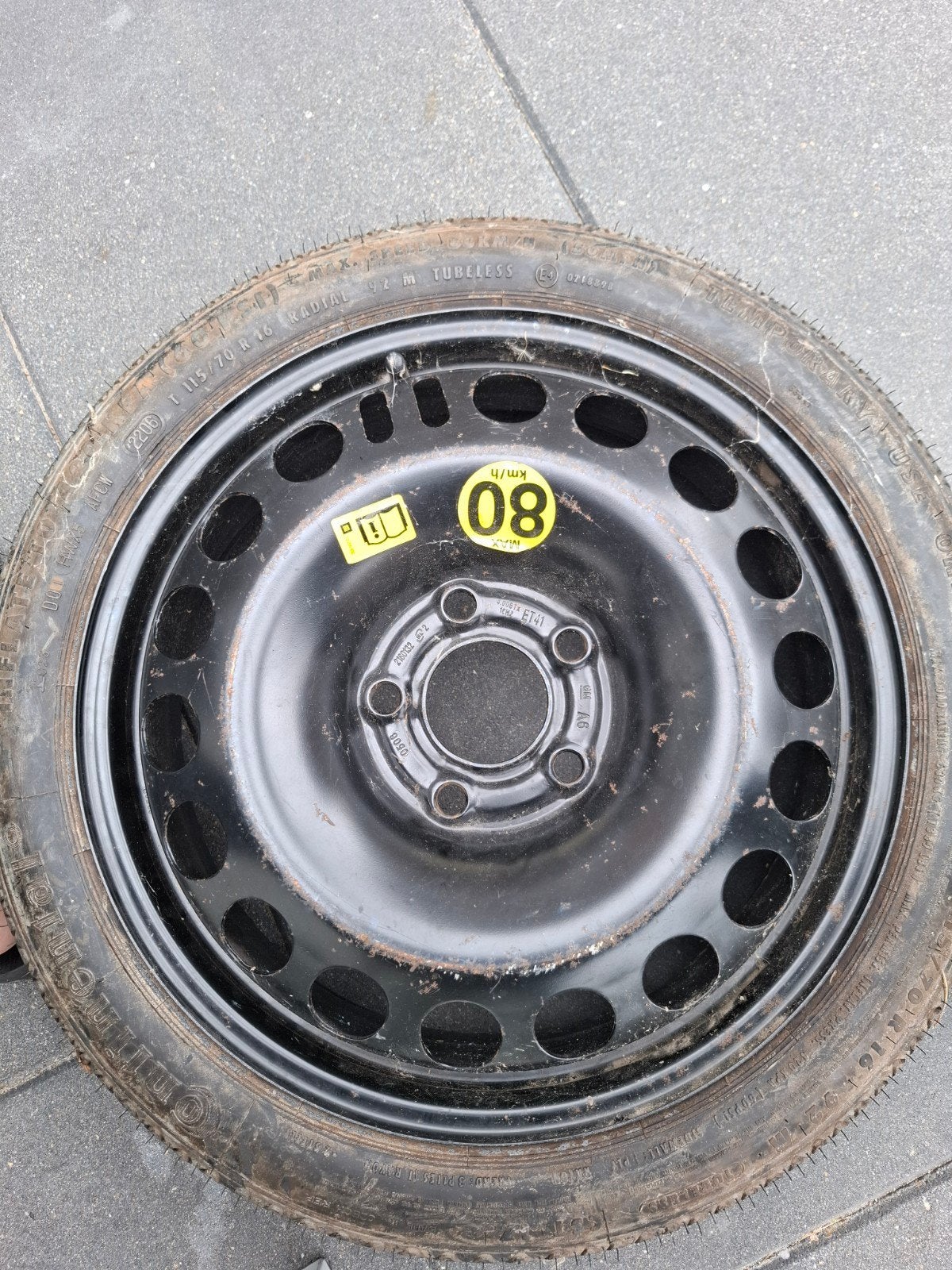 Nieuw reservewiel met band - 16 inch, Auto diversen, Ophalen of Verzenden, Nieuw