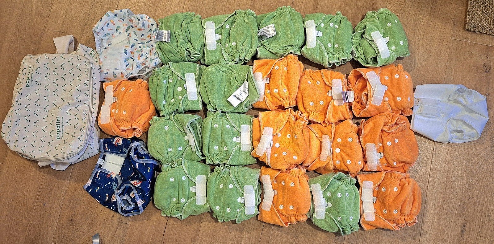 Grote set wasbare luiers (Popolini), Ophalen of Verzenden, Nieuw