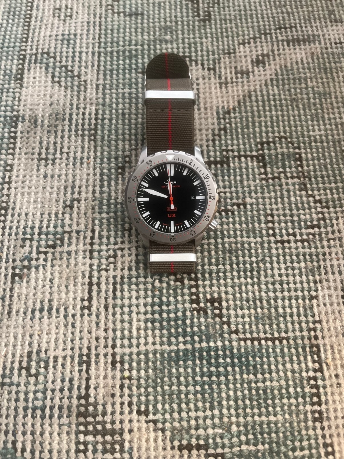Sinn UX full set, Sieraden, Tassen en Uiterlijk, Horloges | Heren, Staal, Staal, Polshorloge, Zo goed als nieuw