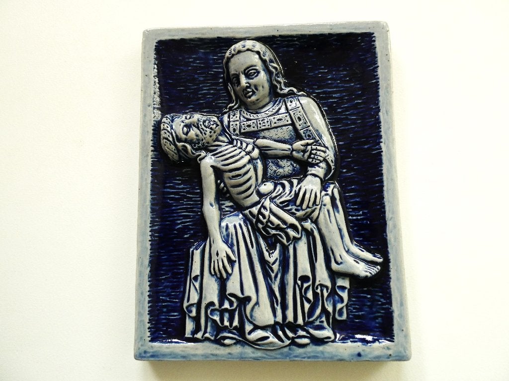 Plaquette Piëta Knechtstedenklooster Dormagen Duitsland, Ophalen of Verzenden