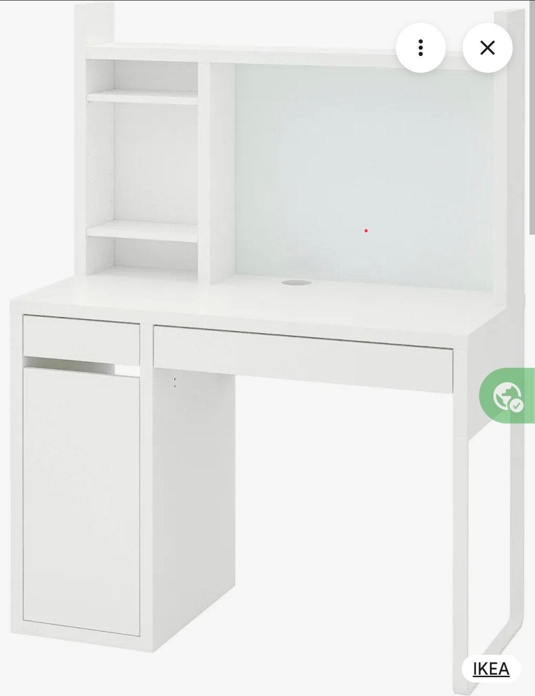 ikea Micke met opbouw, Ophalen, Overige typen, 105 cm, Gebruikt