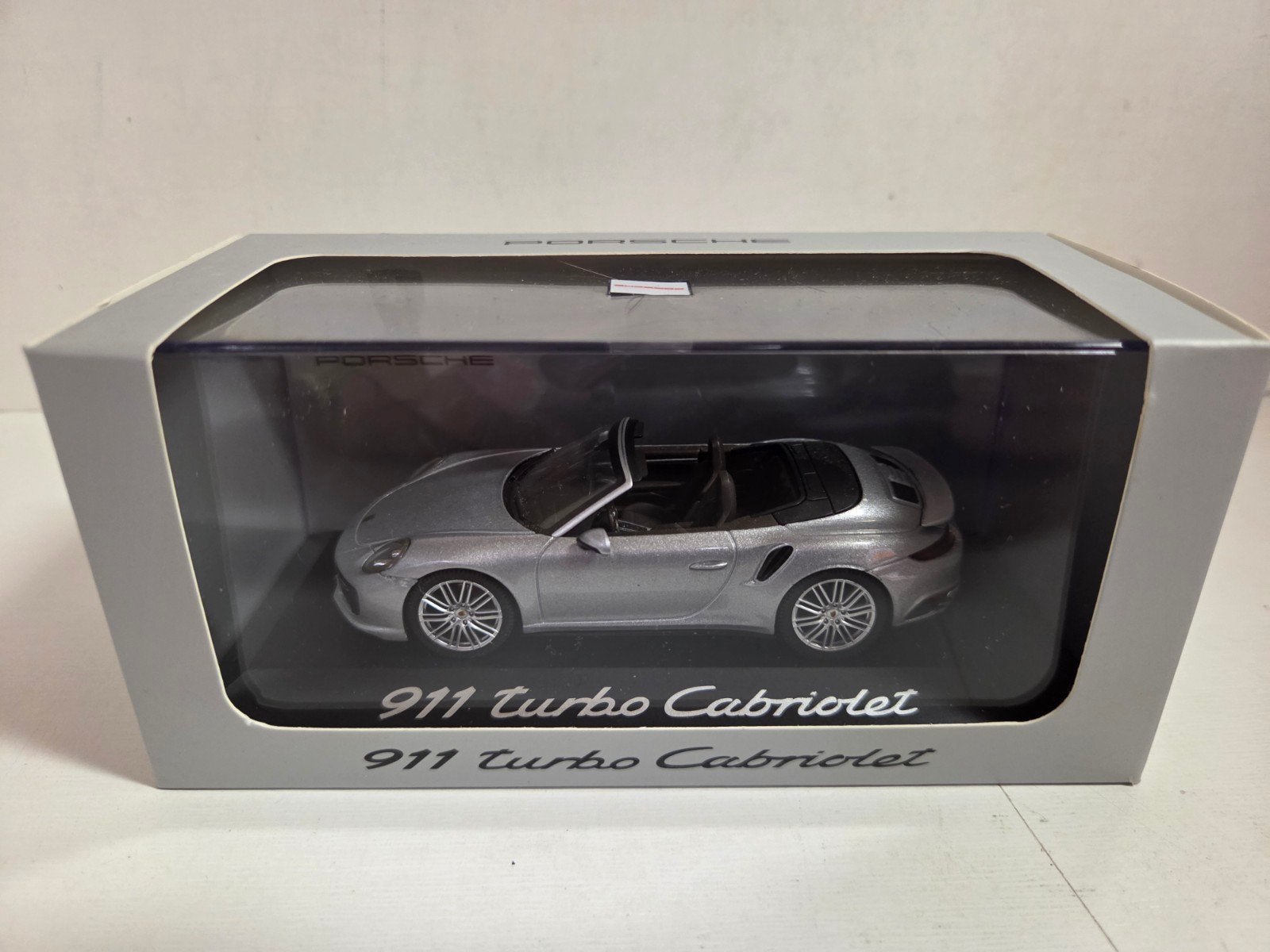 Herpa Porsche 911 turbo cabriolet, Hobby en Vrije tijd, Modelauto's | 1:43, Overige merken, Auto, ., Ophalen of Verzenden