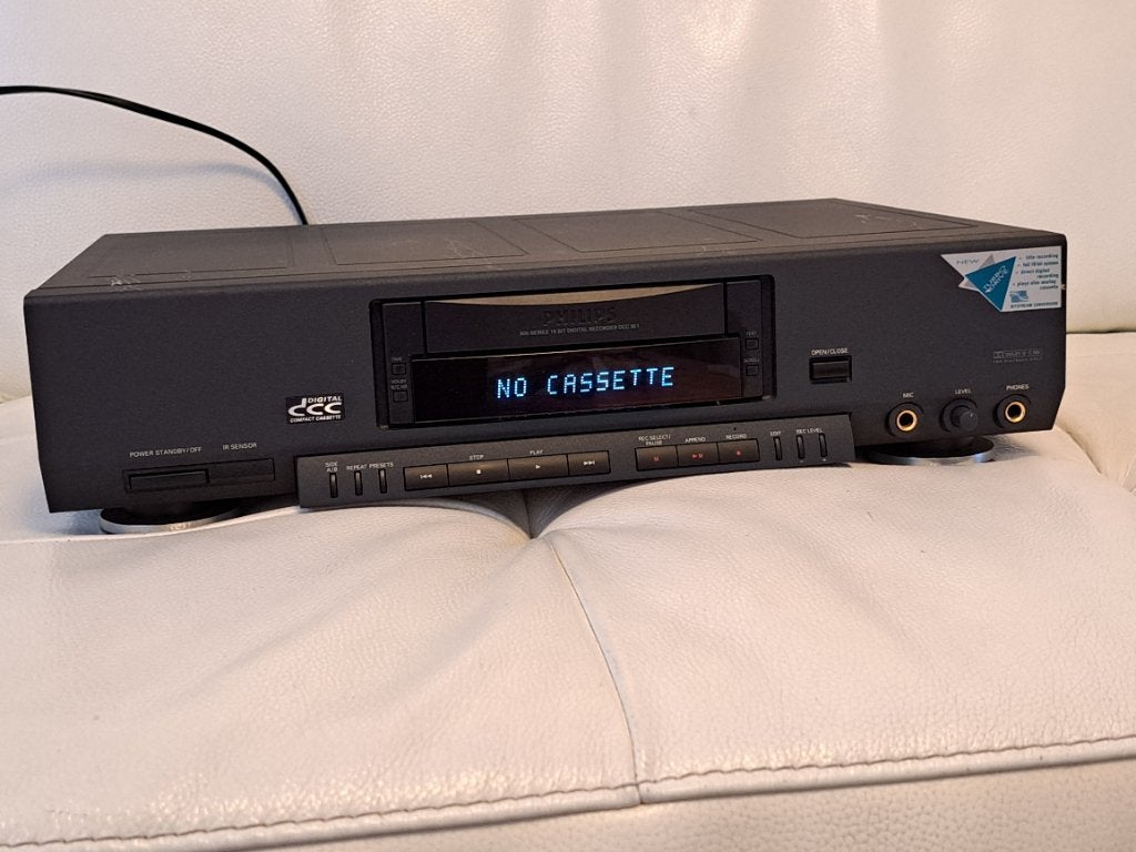Philips DCC RECORDER 951 digitale compact cassettedeck, Ophalen of Verzenden, Enkel, Philips, Tiptoetsen