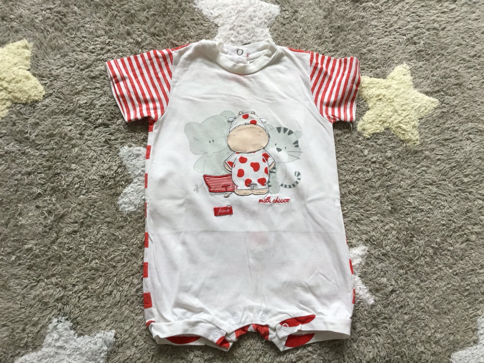 Leuke babykleding set: baby rompertje,romper.maat 74, Ophalen of Verzenden, Gebruikt, Meisje