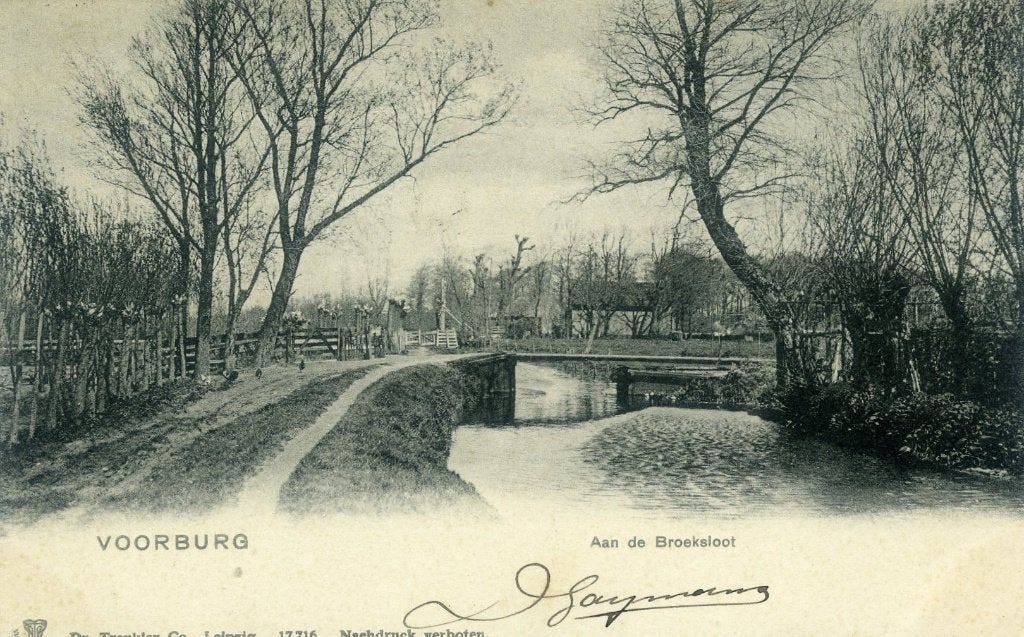 ansichtkaart Voorburg, Ophalen of Verzenden, Voor 1920, Gelopen, Zuid-Holland