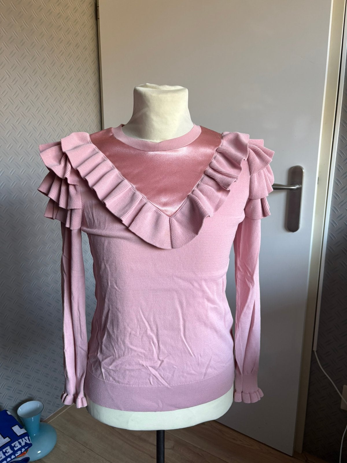 Ted baker trui roze 38, Maat 38/40 (M), Ophalen of Verzenden, Zo goed als nieuw, Lange mouw