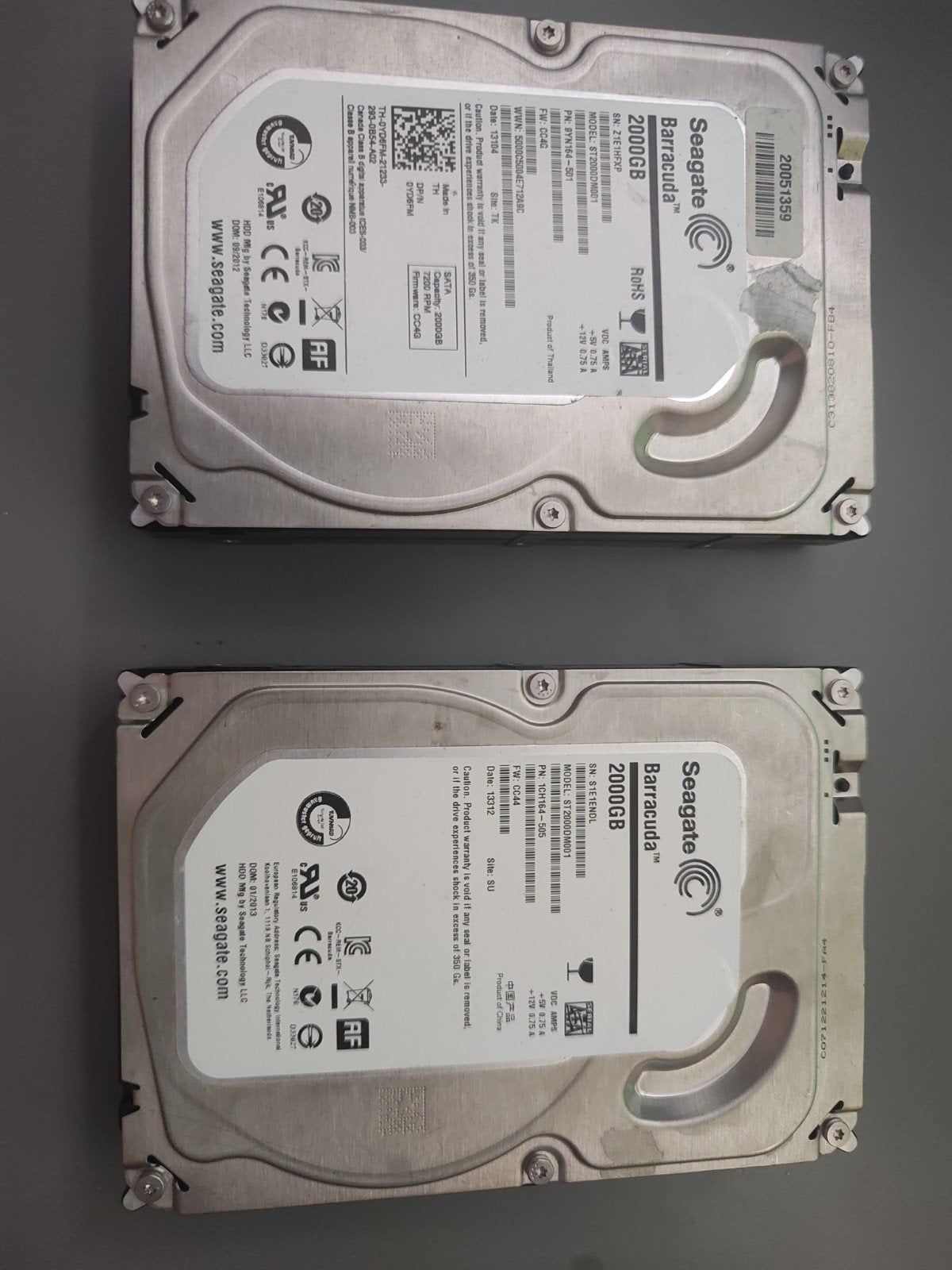 Seagate Barracuda 2TB HDD - Intern, SATA, Intern, Gebruikt, Server, Ophalen of Verzenden