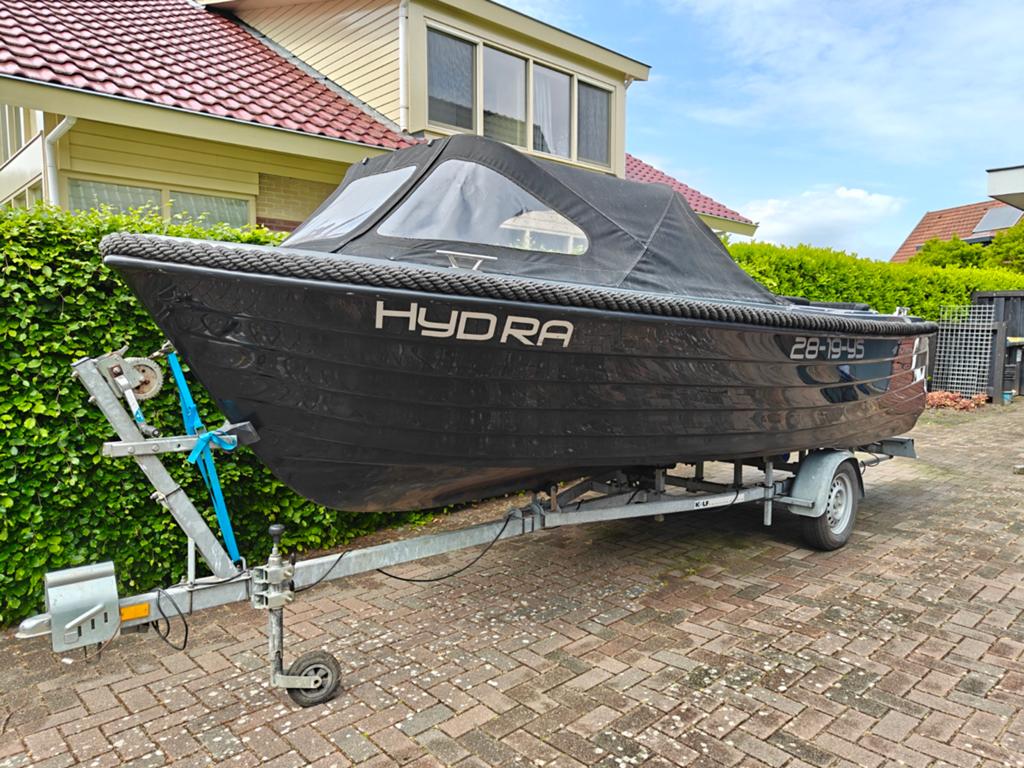 Admiral 520 retro met 30 pk en trailer, Ophalen, Gebruikt, Tot 1.00 meter, 2 m
