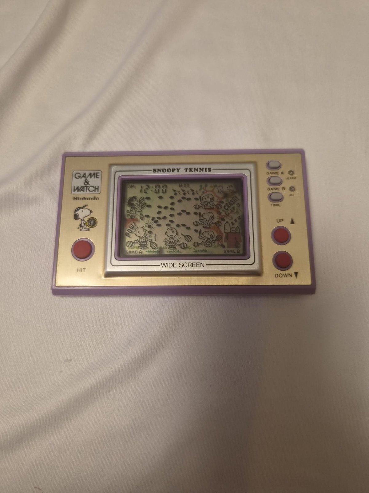 Nintendo Game & Watch Snoopy Tennis (Wide Screen), Ophalen of Verzenden, Nintendo, Gebruikt