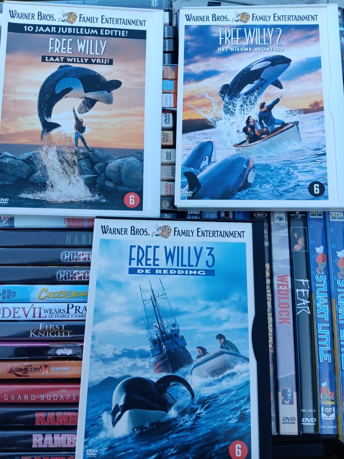 free willy 1 2 3 dvd nieuw staat, Ophalen of Verzenden, Zo goed als nieuw