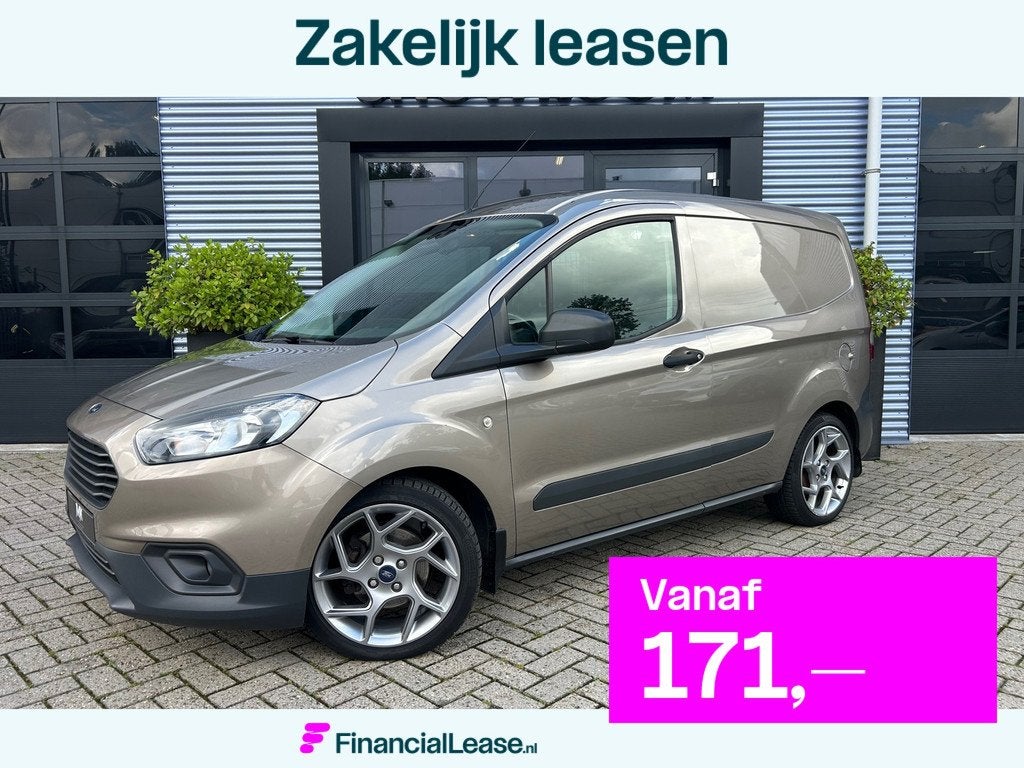 Ford Transit Courier 1.0 Trend AIRCO|ST-VELGEN 17 INCH, Auto's, Bestelauto's, Bedrijf, Lease, Financial lease, ABS, Airconditioning