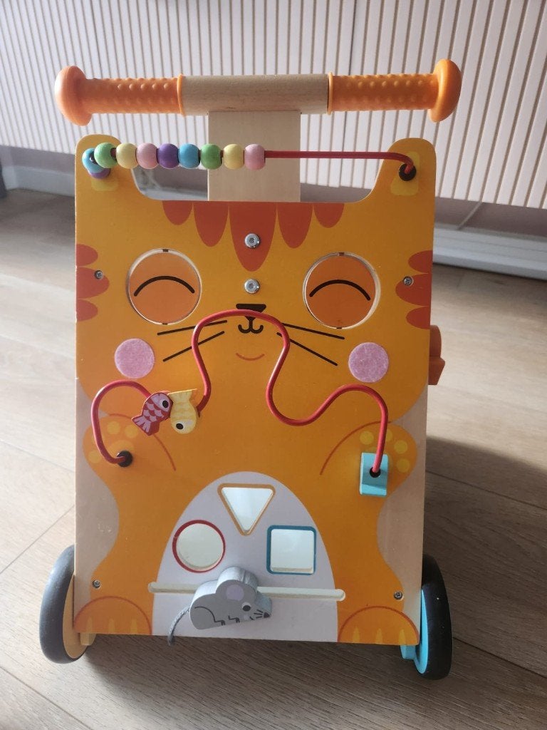 Sweet Cocoon Janod Loopwagen Houten, Ophalen, Gebruikt, Duw- of Trekspeelgoed