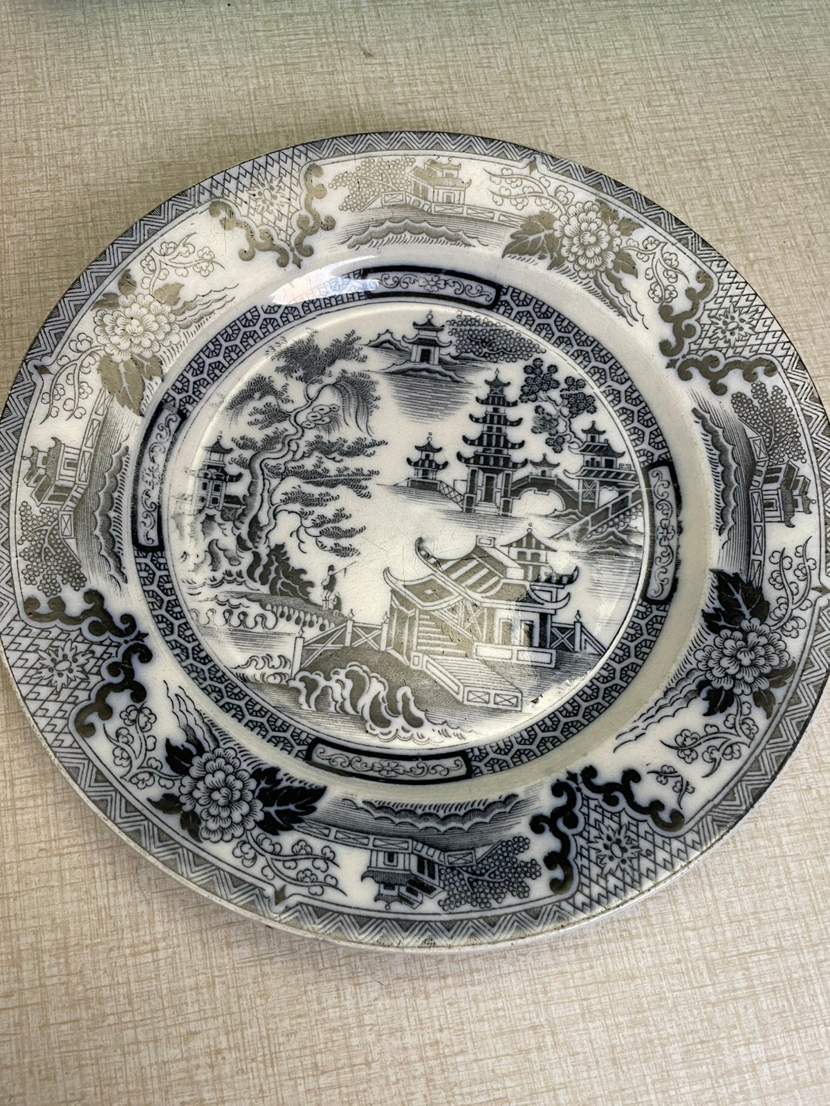 Antiek bord Villeroy & Boch Wallerfangen, Antiek en Kunst, Ophalen of Verzenden