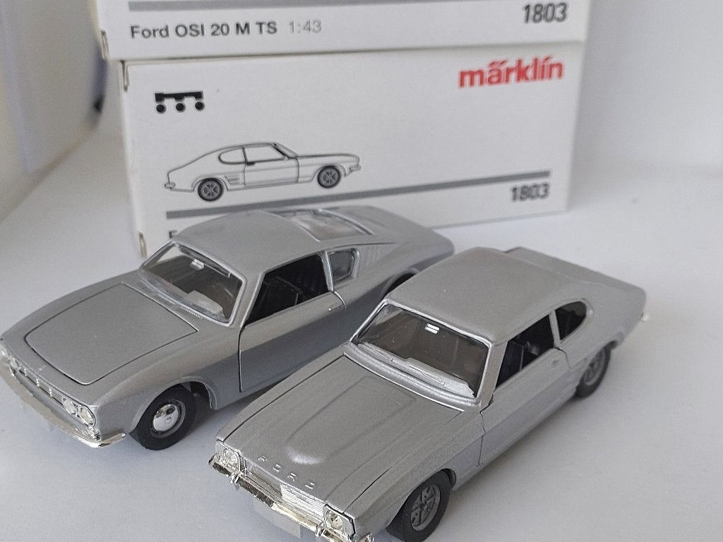 FORD CAPRI  EN FORD OSI 20 M TS MARKLIN JAREN 90 ONBESPEELD, Ophalen of Verzenden, Nieuw, Auto, Overige merken