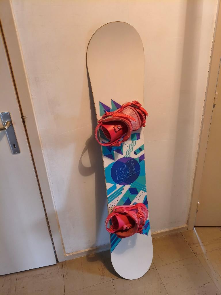 Capita Magnolia 147 + Union Milan binding M, Sport en Fitness, Ophalen, Gebruikt, Board