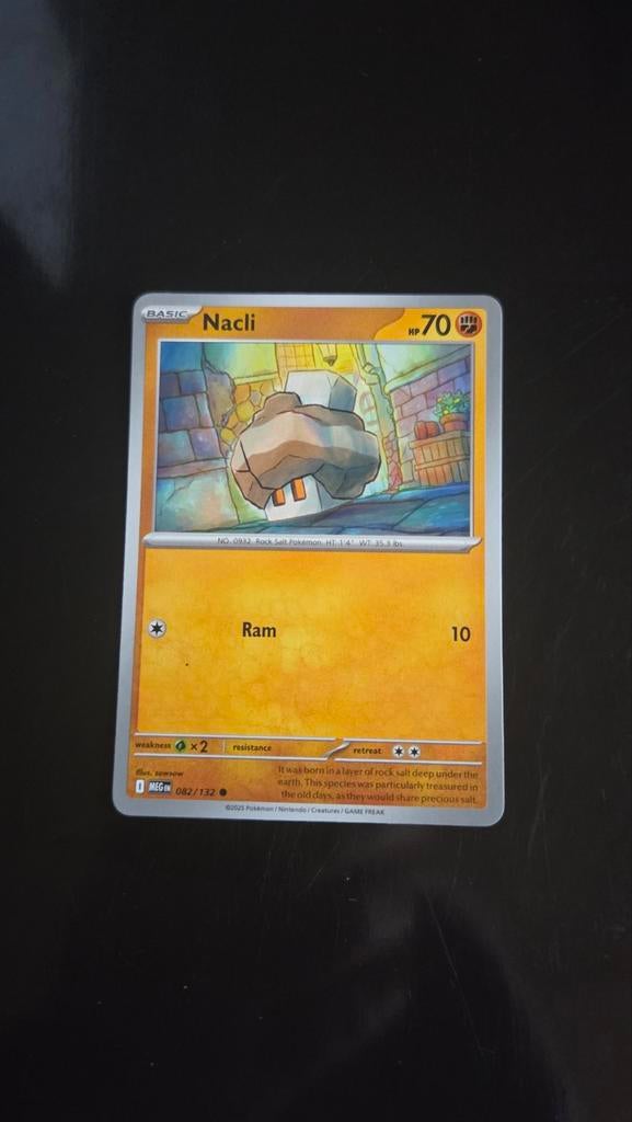 Pokemon Kaart Nacli 082/132 Mega Evolution NM, Verzenden, Zo goed als nieuw, Losse kaart