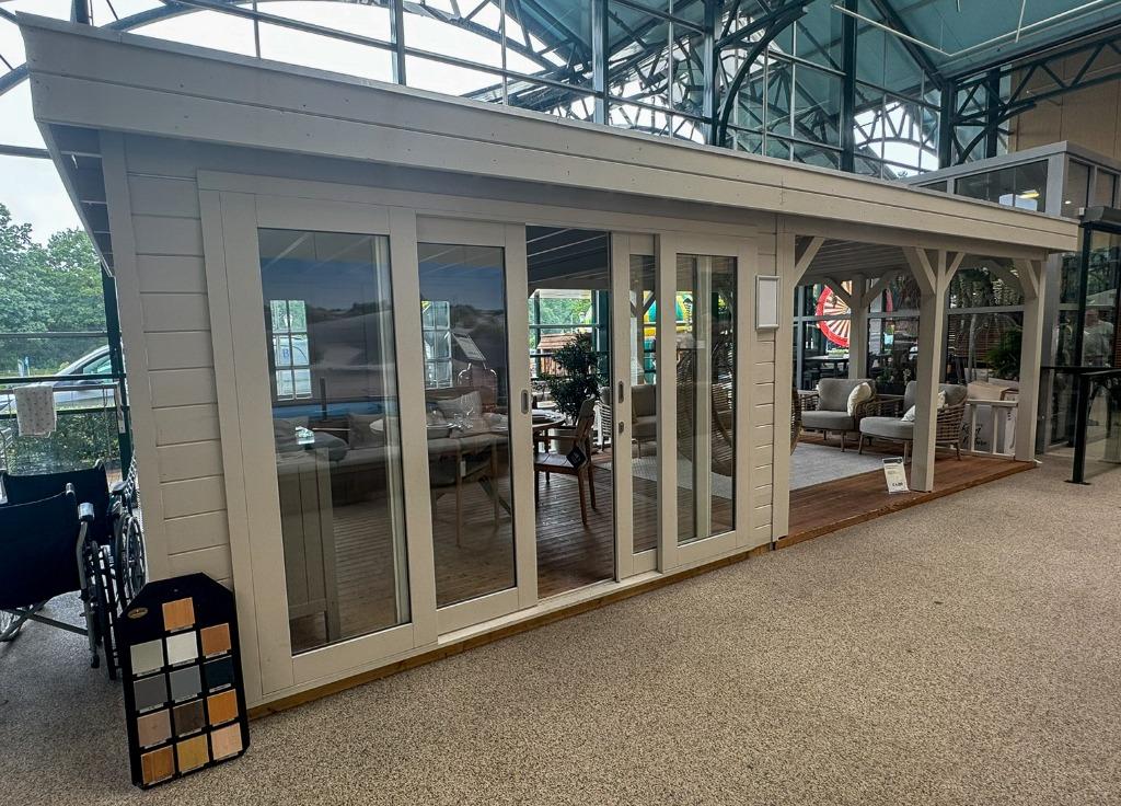 Showmodel Tuinhuis Lugarde | Maatwerk - OP = OP, Tuin en Terras, Tuinhuizen, Zo goed als nieuw, Tuinhuis, Hout, 500 cm of meer