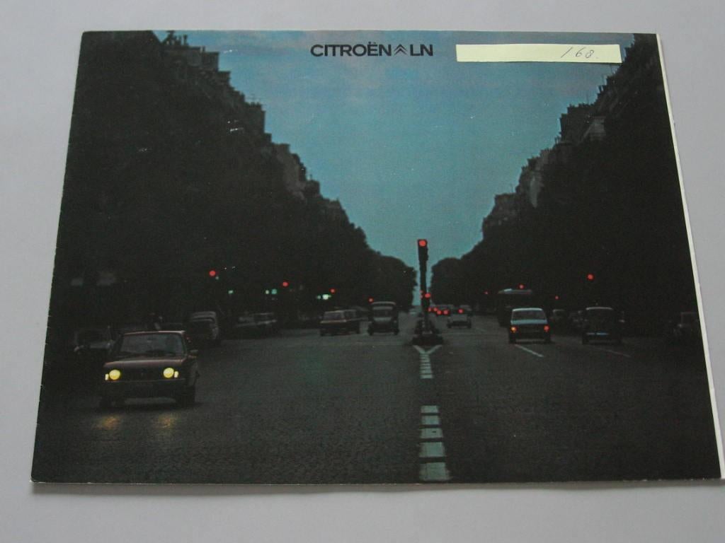 CITR 168 Citroën LN, folder 1977., Boeken, Auto's | Folders en Tijdschriften, Zo goed als nieuw, Citroën, Ophalen of Verzenden