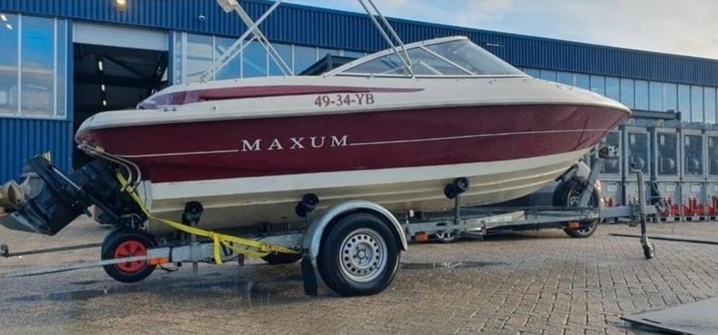 Zeer nette en goed onderhouden maxum bowrider incl trailer, Binnenboordmotor, 120 tot 200 pk, Ophalen of Verzenden, Zo goed als nieuw