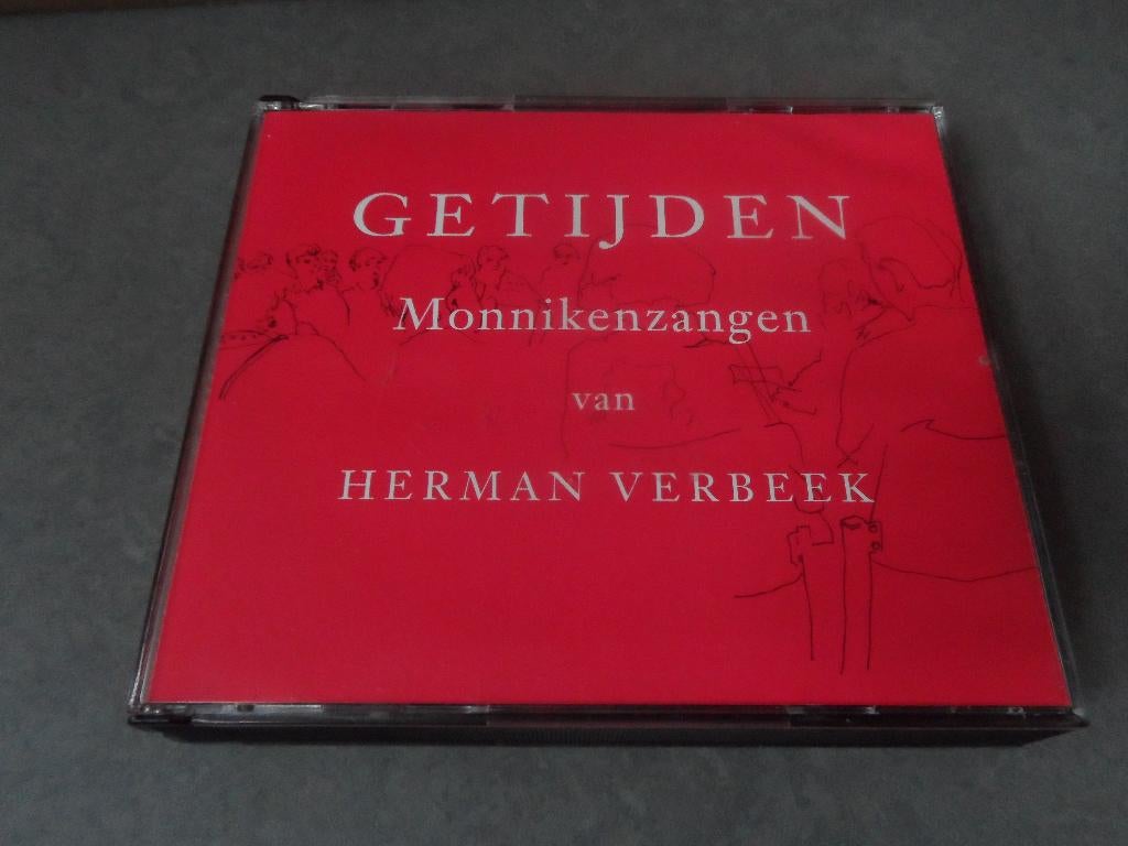 Herman Verbeek / Getijden, Monnikenzangen - 3CD, Verzenden, Gebruikt, Overige genres