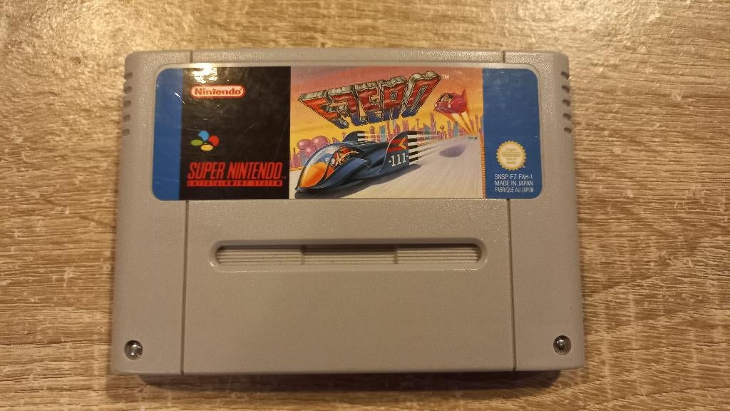 F-Zero - Originele Cartridge EN Boekje, Spelcomputers en Games, Games | Nintendo Super NES, Gebruikt, 1 speler, Racen en Vliegen