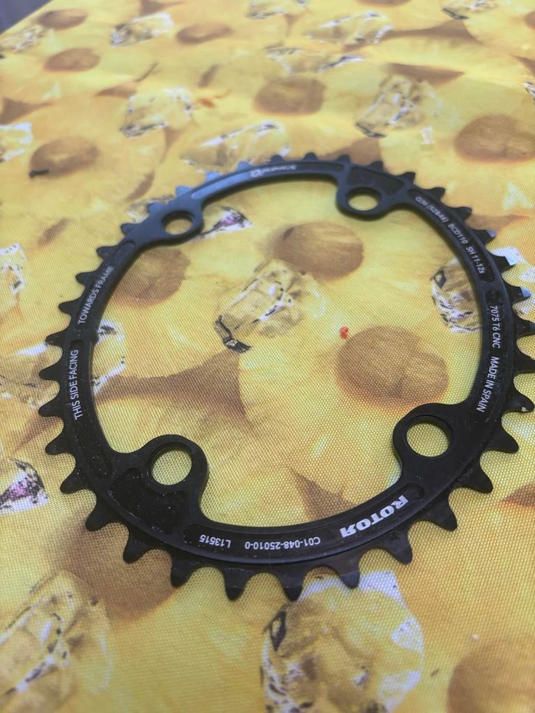 Rotor Qring 36t binnenblad, Fietsen en Brommers, Ophalen of Verzenden, Zo goed als nieuw, Crankstel of Pedalen