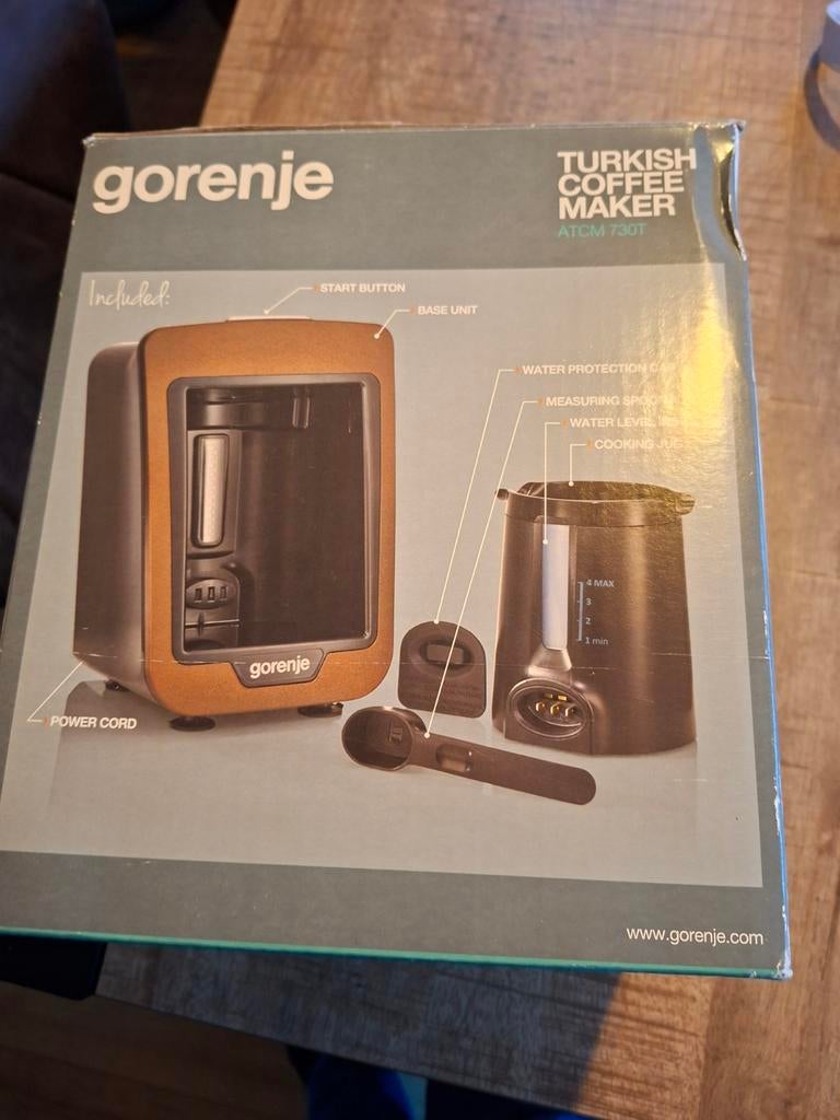 Gorenje Turkse Koffiemaker -  nieuw, Afneembaar waterreservoir, Overige modellen, Overige typen, Ophalen of Verzenden