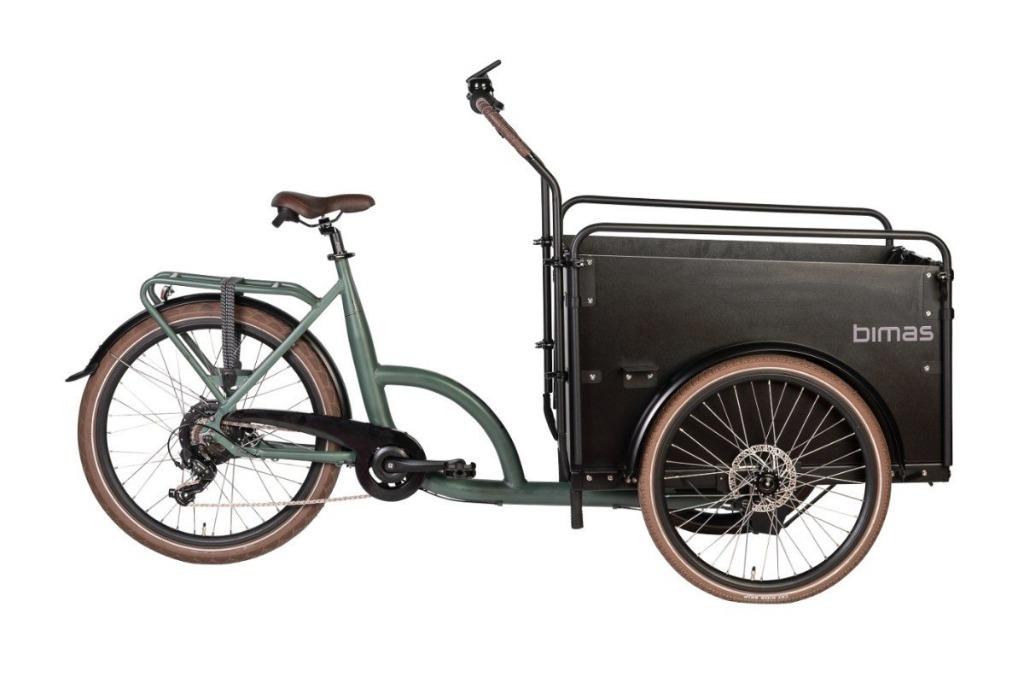 Kwaliteit 3-wiel bakfiets. Bimas E-Cargo Nu met ACTIE!, Fietsen en Brommers, 4 kinderen of meer, Nieuw, Elektrisch, Ophalen