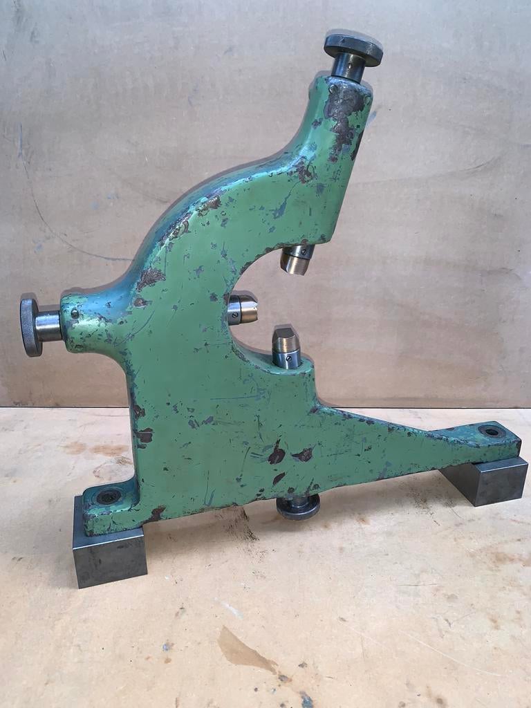 PBR meelopende steunbril bril TM300 centerH 250 mm, Ophalen, Gebruikt, Metaaldraaibank