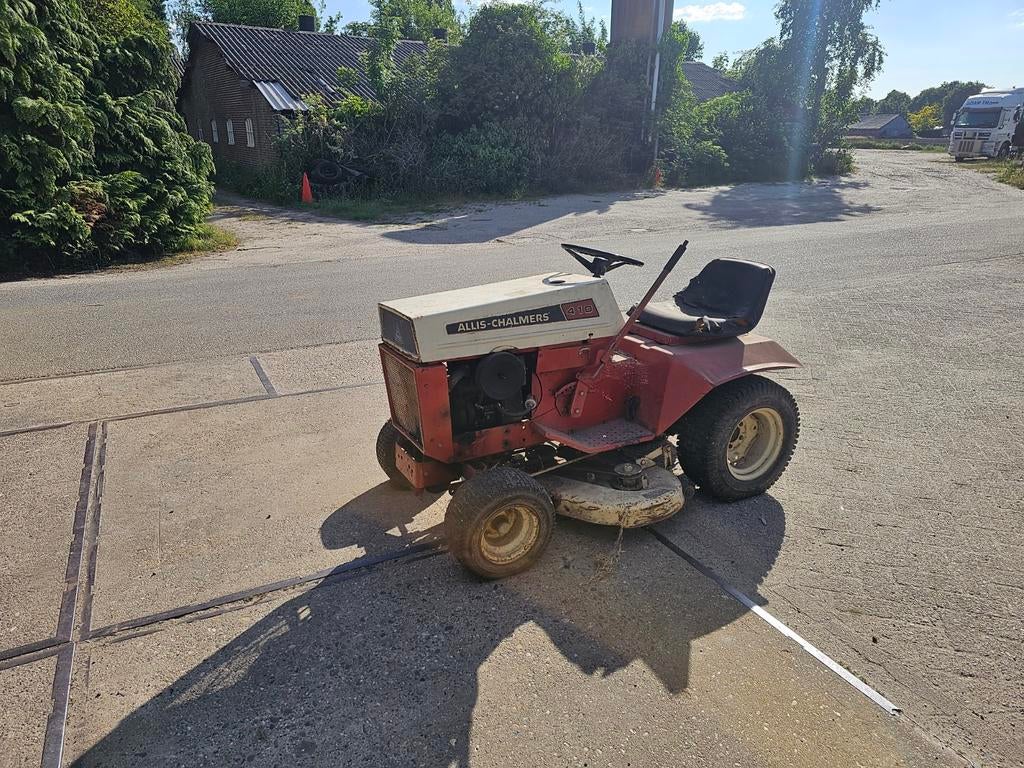 Allis chalmers 410 zitmaaier mini trekker, Tuin en Terras, Ophalen, Gebruikt, Elektrische starter, 90 tot 120 cm