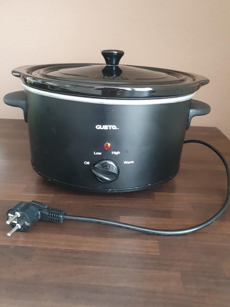 Gusta Slowcooker 3.5L - Perfect voor Stoofpotten!, Witgoed en Apparatuur, Slowcookers, Ophalen, Gebruikt