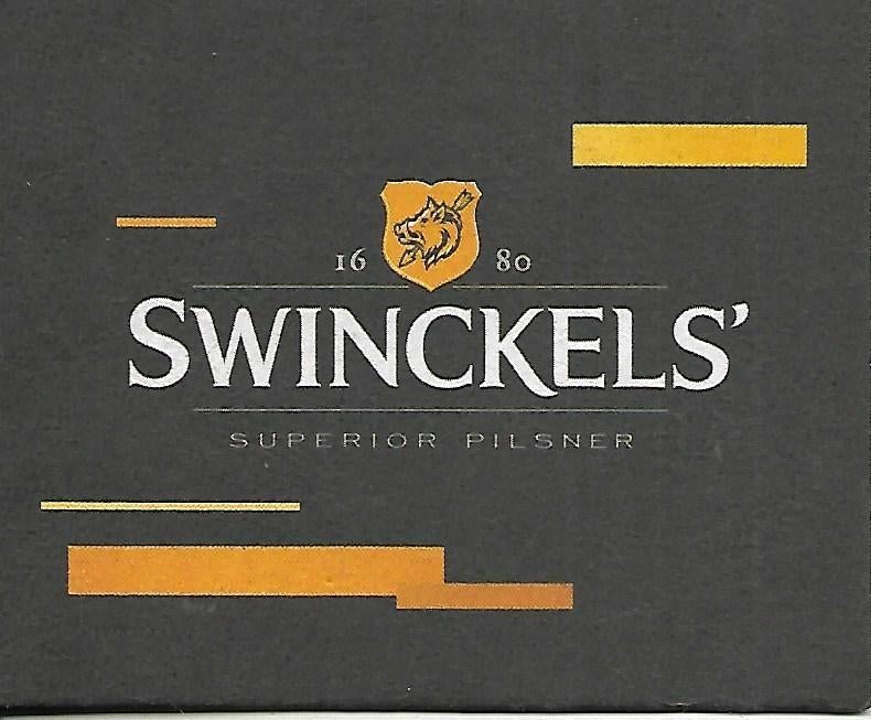 Swinckels bierviltje Always trust, Ophalen of Verzenden, Zo goed als nieuw, Viltje(s), Overige merken