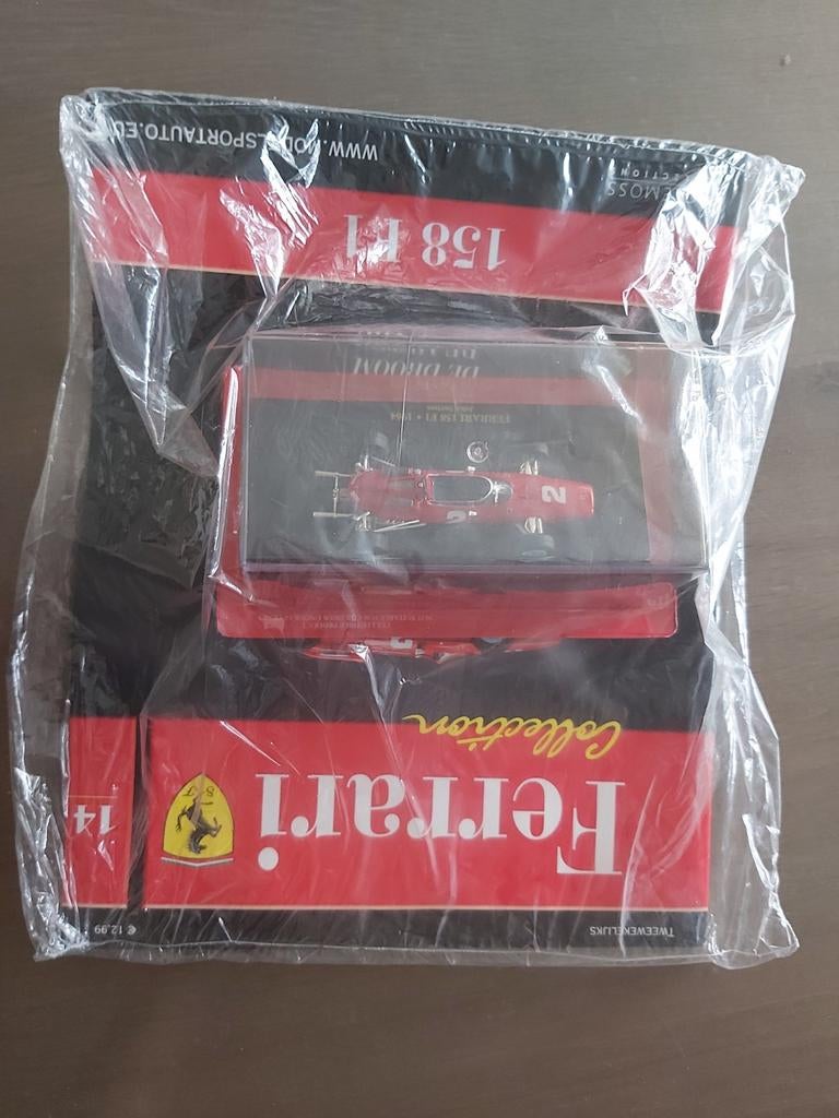 Ferrari 158 F1 1964 Surtees 1:43 + Tijdschrift - Nieuw!, Ophalen of Verzenden, Nieuw, Auto, Overige merken