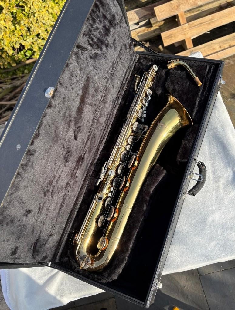 Selmer Bundy II bariton saxofoon – lage A–recent gereviseerd, Ophalen, Gebruikt, Bariton, Met koffer