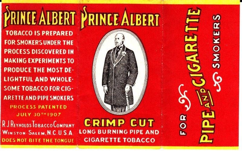 Vintage Prince Albert Crimp Cut Tobacco Cigarette Rolling, Ophalen of Verzenden