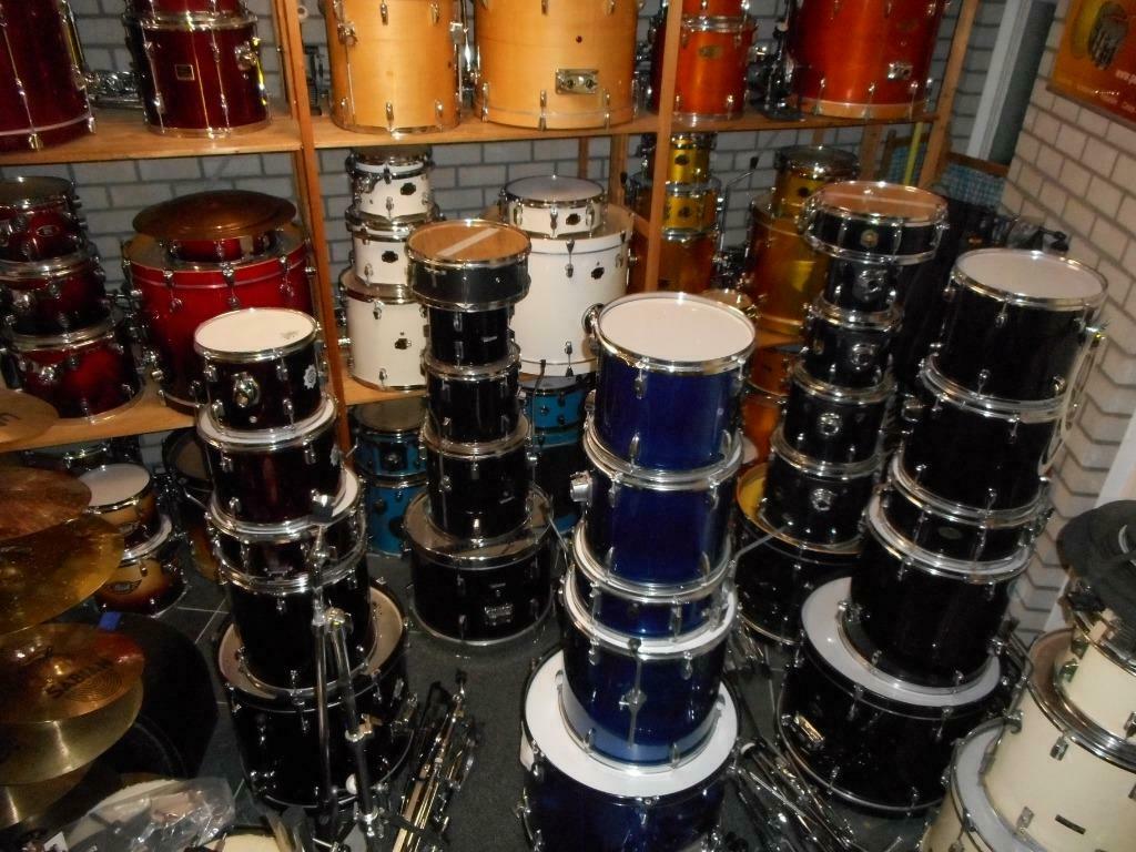 Veel 2e H. Drumstellen :Pearl,Tama,DW,Sonor, Gretsch,Ludwig, Muziek en Instrumenten, Drumstellen en Slagwerk, Ophalen, Gebruikt