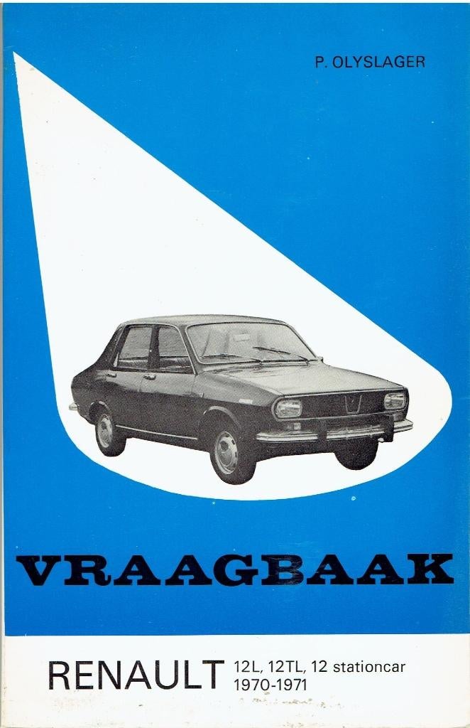 Vraagbaak Renault, Ophalen of Verzenden