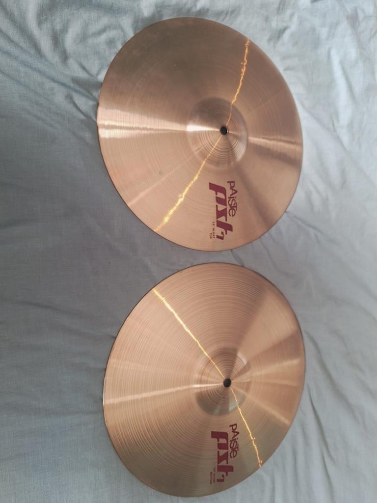 Paiste PST7 14 inch Hi-Hat, Ophalen of Verzenden, Zo goed als nieuw, Overige merken