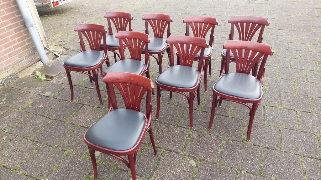 Thonet bistro café stoelen, Huis en Inrichting, Stoelen, Ophalen, Gebruikt, Bruin, Thonet