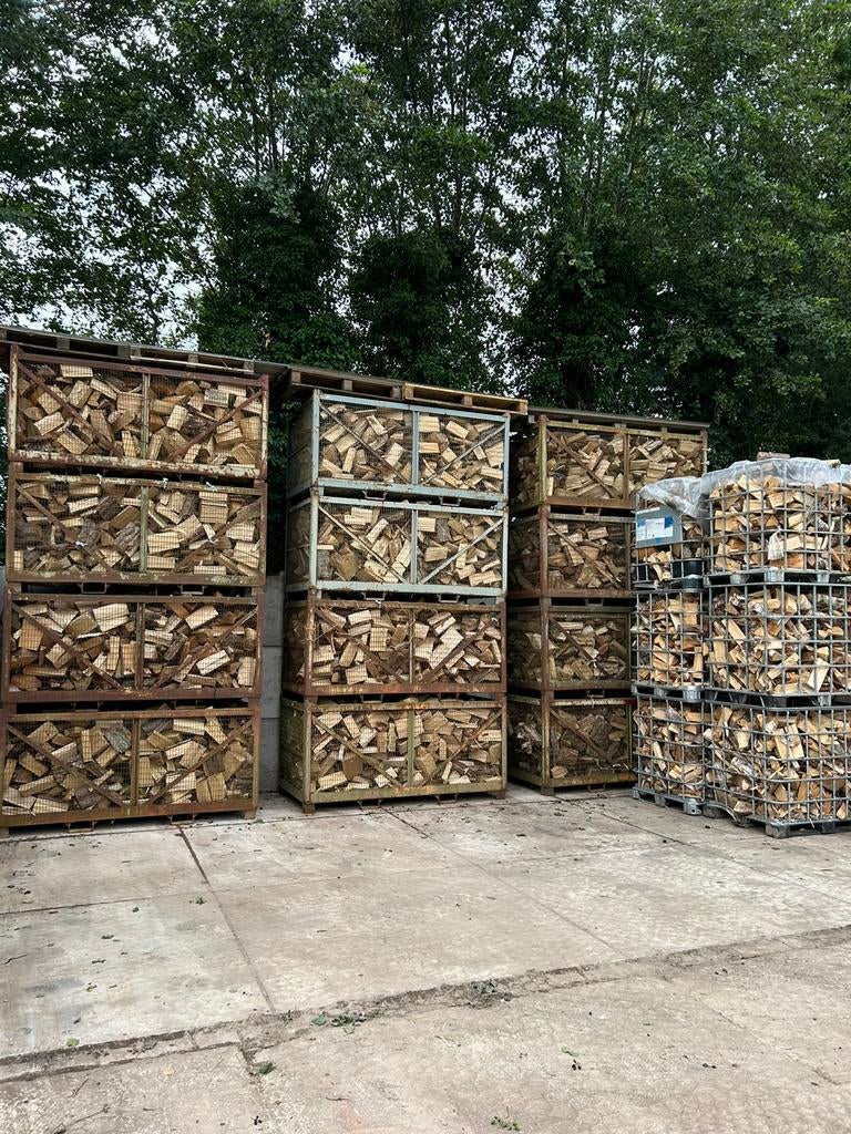 Gratis bezorging,Droog haardhout, kachel hout, mix hout, Tuin en Terras, Haardhout, 6 m³ of meer, Ophalen of Verzenden, Overige houtsoorten