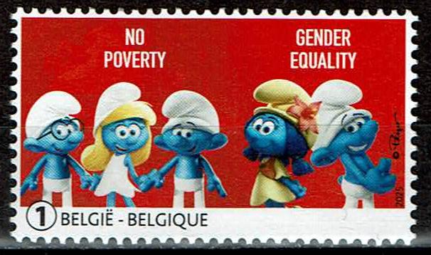 Smurfen 2025 (OBP 5298 ) @ frankeerwaarde, Postzegels en Munten, Ophalen of Verzenden, Postfris