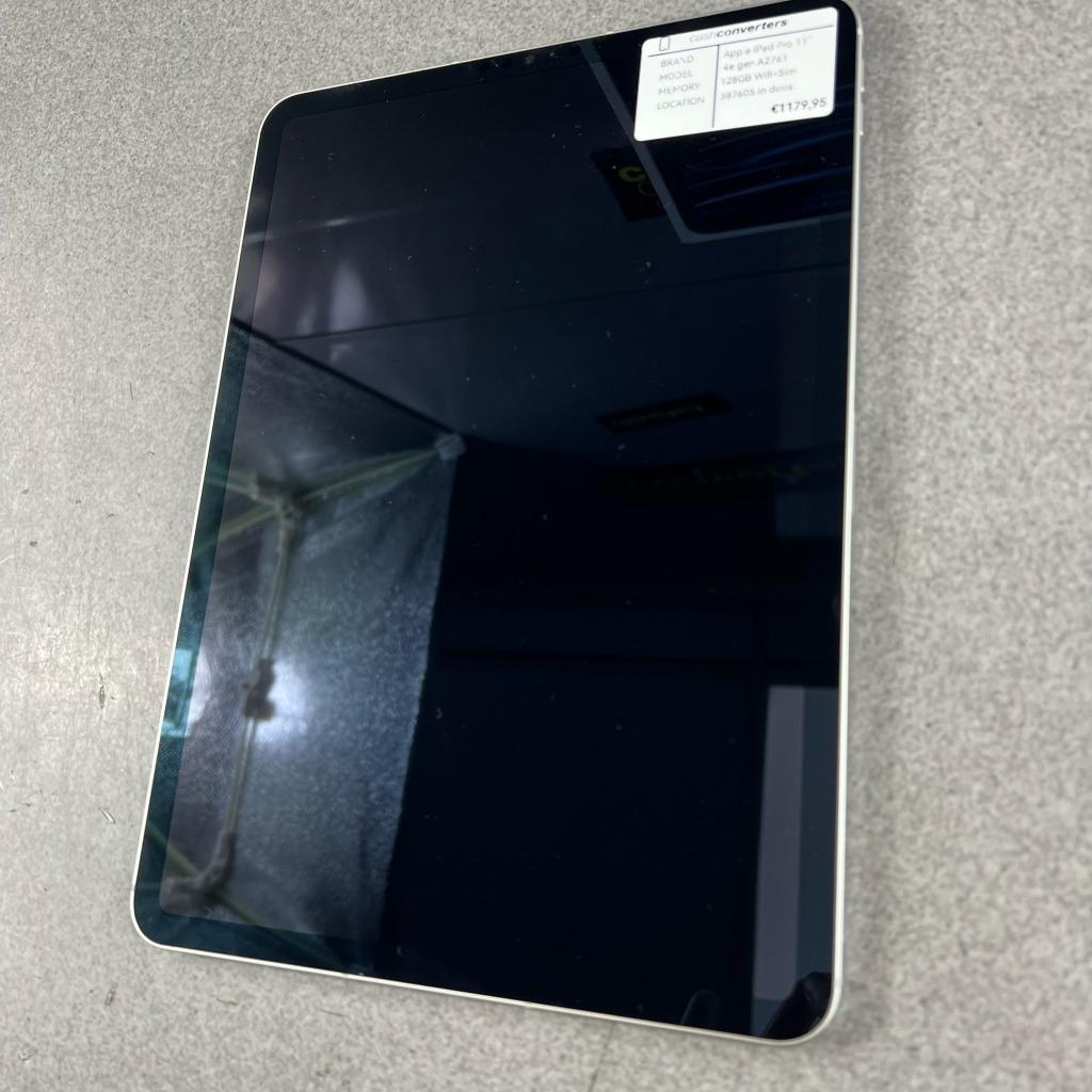 Apple Ipad Pro 11" | 4e gen A2761| Wifi+Sim | 128GB | 387605, Computers en Software, Apple iPads, Gebruikt, Apple iPad, 11 inch