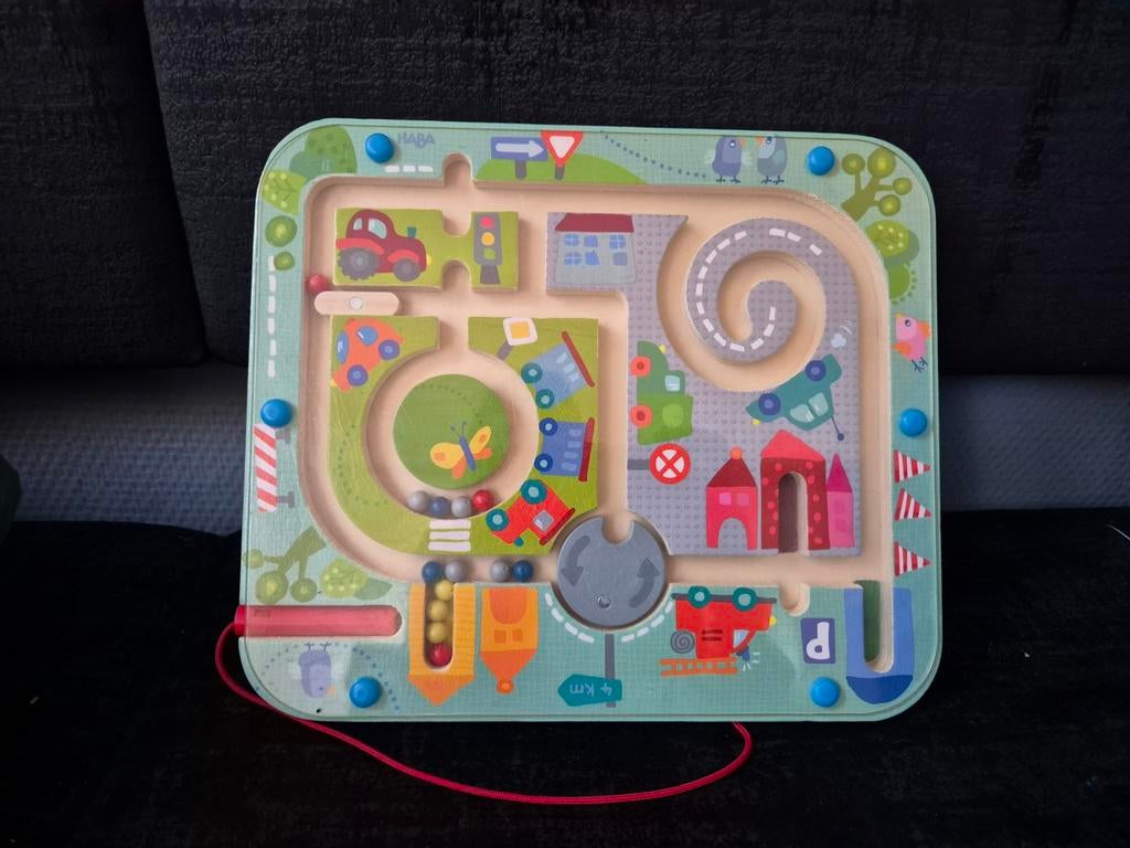 HABA Magnetisch Doolhof - Verkeer, Ophalen, Gebruikt, Puzzelen