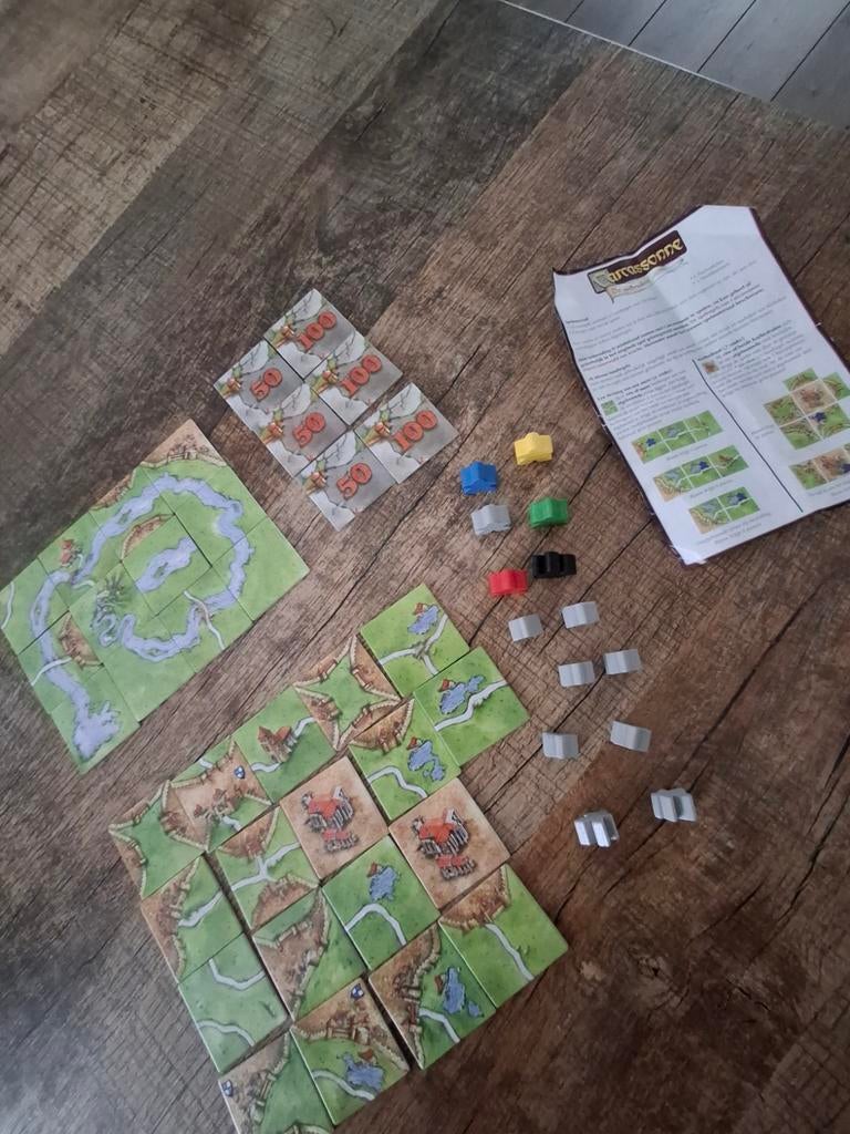 Carcassonne uitbreiding inclusief de rivier, Ophalen of Verzenden, Zo goed als nieuw