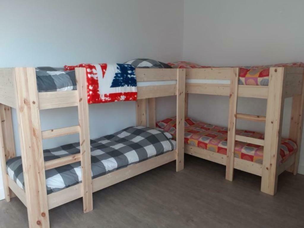 NIEUW blankhouten stapelbed, in ELKE maat! Ook voor caravans, Huis en Inrichting, Slaapkamer | Stapelbedden en Hoogslapers, Minder dan 160 cm