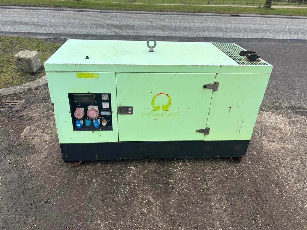 40 KVA Pramac Aggregaat 230/400 Volt Deutz diesel generator, Ophalen, Gebruikt, Dieselolie, Geluidgedempt