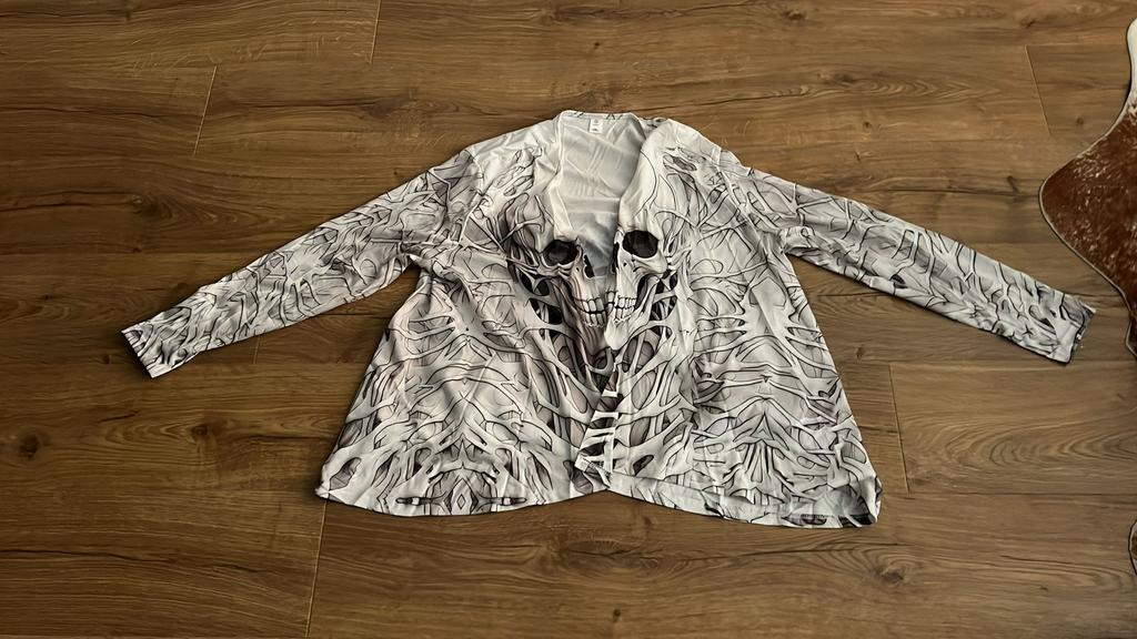 Doodskoppen jasje, Ophalen of Verzenden, Nieuw, Maat 38/40 (M), Carnaval