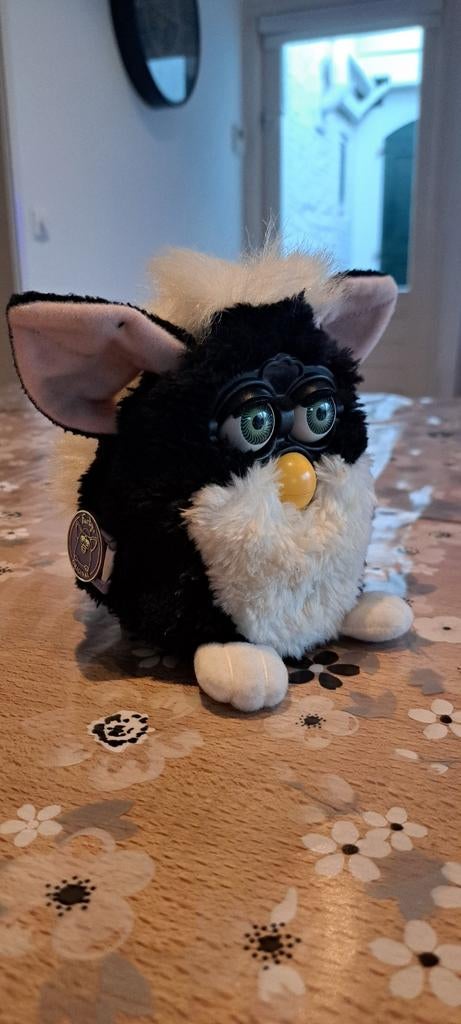 Vintage Furby - Zwart/Wit, Ophalen, Gebruikt, Jongen of Meisje