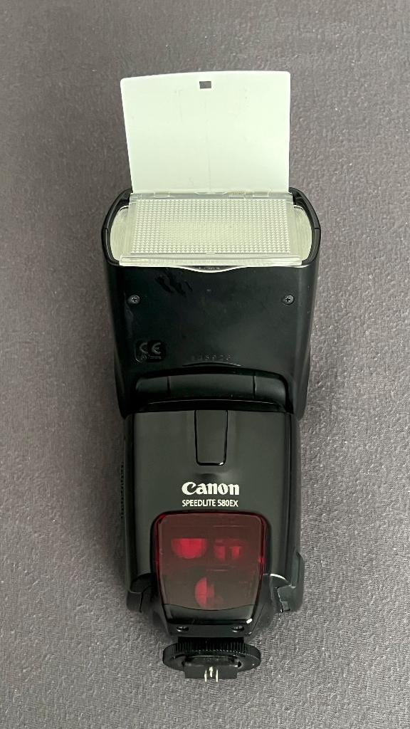 Canon Speedlite 580 EX flitser, Ophalen of Verzenden, Gebruikt, Canon, Kantelbaar